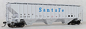 Tangent 20058-09 - HO ATSF PS4750 Covered Hopper - Santa Fe (Delivery Gray 10-1979) #315965