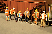 Bachmann Industries 33106 HO Railroad Personnel - Maintenance Workers pkg(6)