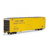 Athearn RTR 16118 - HO FMC 60ft Hi-Cube Ex-Post Boxcar - UP/Yellow #560222