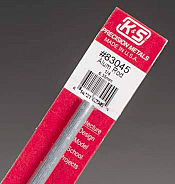 K&S Engineering 83045 All Scale - 12inch Long Round Aluminum Rod - 1/4 inch Diameter