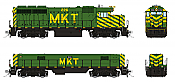 Rapido 40017 - HO EMD GP40 Mother and Slug - DCC Ready - MKT (Green & Yellow) #226, 501