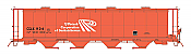 Intermountain 45224-06 - HO 59Ft 4550 Cu. Ft. Cylindrical Covered Hopper - Round Hatch - Potash (Offset Logo) #1548