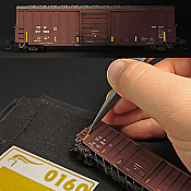 SmokeBox Graphics HO Locomotive Stripes and Strips - Yellow (CN/KCS/UP/BNSF) 