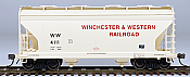 Intermountain 46514-19 - HO ACF Center Flow 2-Bay Hopper - Winchester & Western #4107
