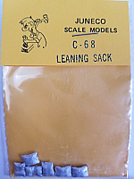 Juneco Scale Models C-68 Sack - Leaning (6/pkg)