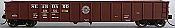 TrainWorx 25251-01 - N Scale Thrall 52Ft 6inch Gondola Car - Seaboard #6950