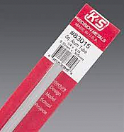K&S Engineering 83015 All Scale - 1/4 inch OD Square Aluminum Tube - 0.014inch Thick x 12inch Long