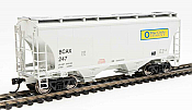 Walthers Mainline 7567 - HO 39Ft Trinity 3281 2-Bay Covered Hopper - Blue Circle Cement #247