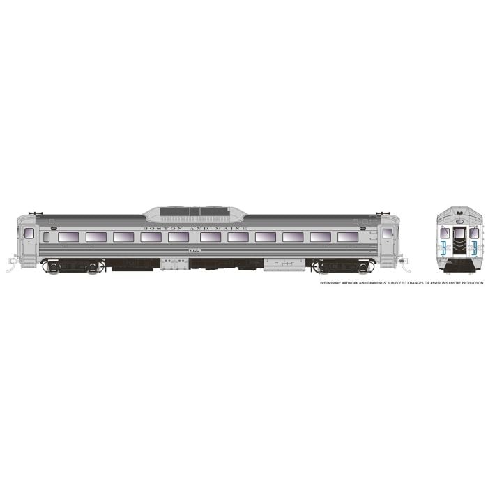 Rapido 16303 - HO RDC-1 (Ph 1C) - DC/Silent - Boston & Maine - McGinnis #6117