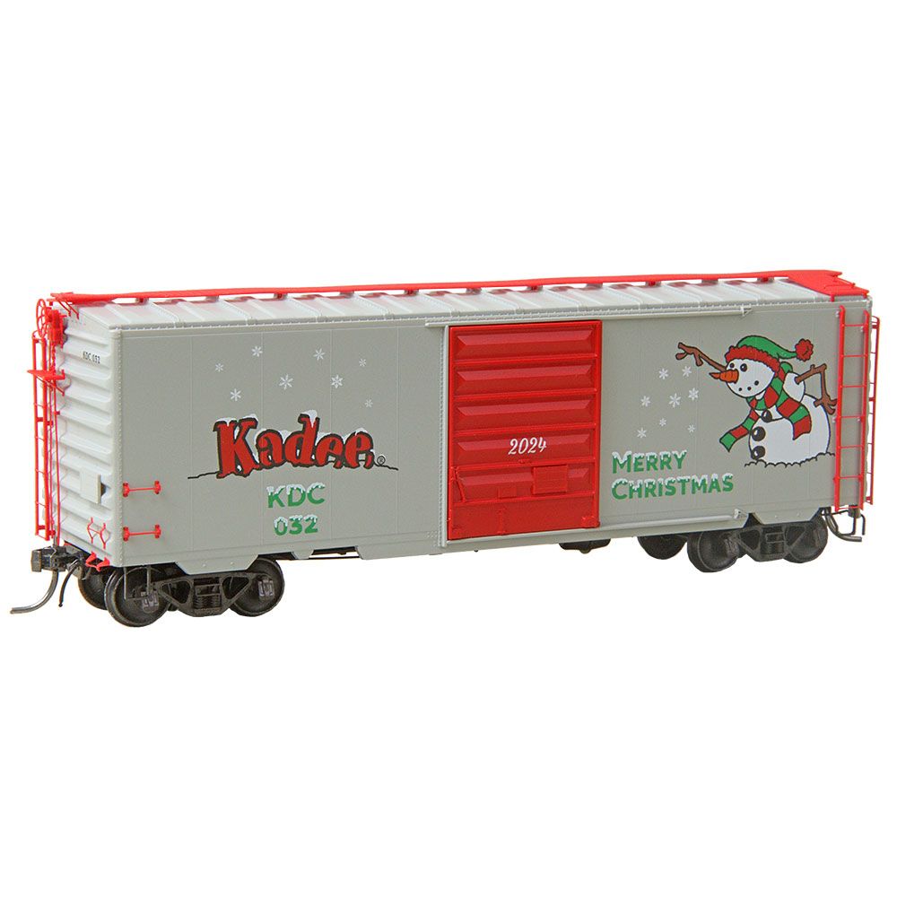 Kadee 6932 - HO 40ft PS-1 RTR Boxcar - 2024 Christmas Car - KDC #032