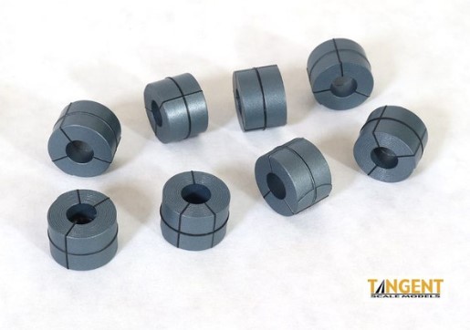 Tangent Scale Models 1401 HO - Banded Steel Coils 8-pack - Painted and Assembled - Size: 62in x 3...