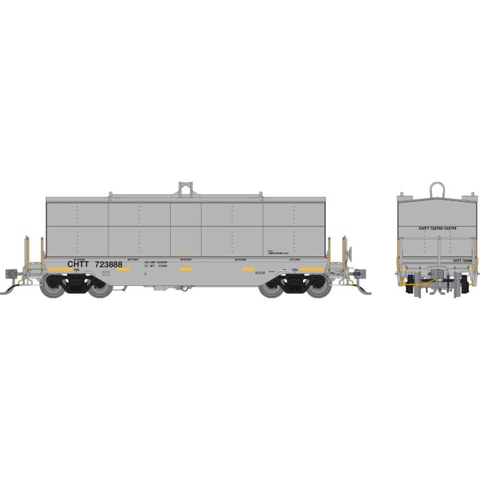 Rapido 168002-2 - HO Greenbrier Coil Car - Chicago Heights Terminal Transfer (CHTT / Gray 2022+) ...
