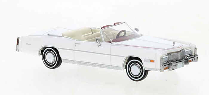 Brekina 19751 - HO 1975 Cadillac Eldorado Convertible - White