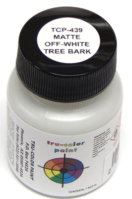 Tru Color Paint 439 - Acrylic - Matte Off-White Tree Bark - 1oz
