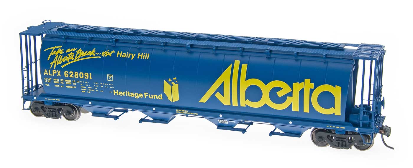 Intermountain 45118-59 - HO 59Ft 4550 Cu. Ft. Cylindrical Covered Hopper - Trough Hatch - Alberta...