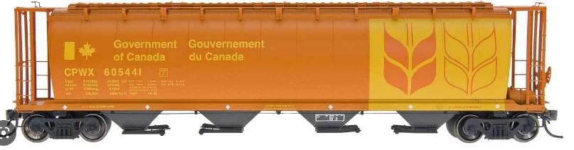 Intermountain 45120-23 - HO 59Ft 4550 Cu. Ft. Cylindrical Covered Hopper - Trough Hatch -Canadian...