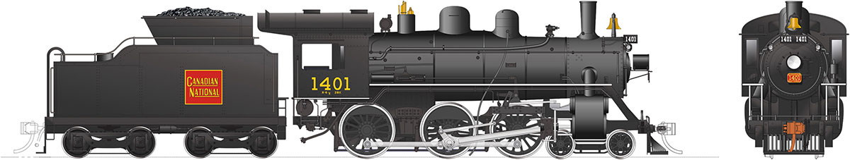 Rapido 603014 - HO H-6-G - DC/Silent - Canadian National Railway (Straight Wafer) #1401