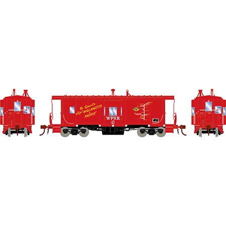 Athearn Genesis G78398 - HO Bay Window Caboose - DCC & Sound w/Lights - Willamette & Pacific #2