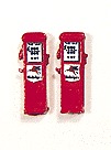 JL Innovative 815 - HO Pre-painted & Labeled Metal Gas Pumps - Mobil (2)