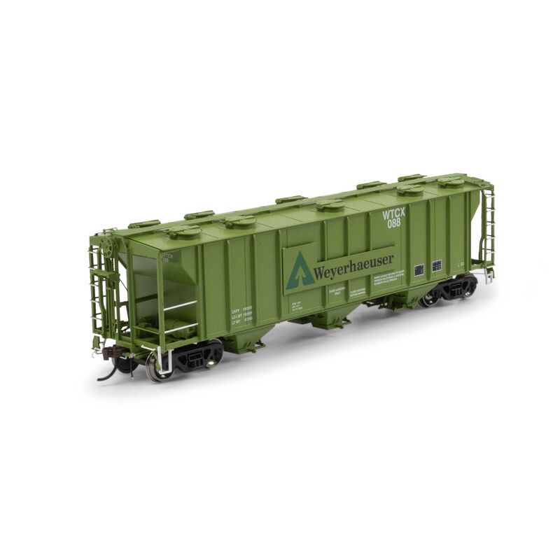 Athearn Genesis 1275 - HO PS-2 2893 3-Bay Covered Hopper, WCTX #088