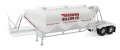 Walthers SceneMaster 2624 HO Scale Dry Bulk Semi Trailer - Assembled - Transload Facility -- Red ...
