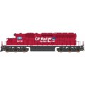 Intermountain 69386S-04 - N Scale EMD SD40-2 w/LokSound & DCC - Canadian Pacific (Candy Apple Red...