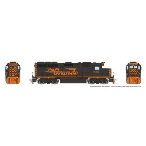 Rapido 1078511 - HO EMD GP40 (DC/DCC/Sound): Rio Grande - Large Logo: #3142
