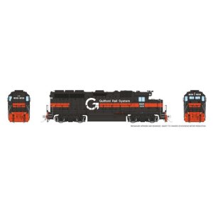 Rapido 1078013 - HO EMD GP40 (DC/Silent): Guilford - Gray & Orange, B&M Lettering: #328