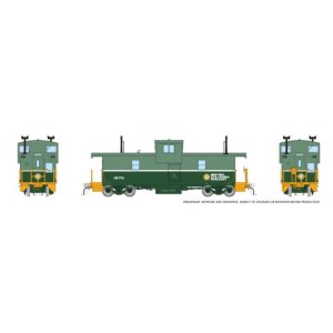 Rapido 1101007 - HO Squamish Caboose: BCR - Two-Tone Green, Early Dogwood Logo: #1870