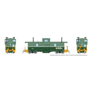 Rapido 1101009 - HO Squamish Caboose: BCR - Two-Tone Green, Late Dogwood Logo: #1859