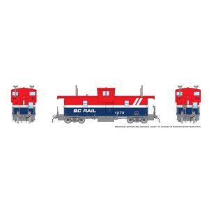 Rapido 1101014 - HO Squamish Caboose: BCR - Red/White/Blue Hockey Stick: #1879