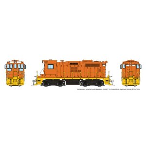 Rapido 1108524 - HO SCALE CN SWEEP (DC/DCC/Sound): Industrial Orange