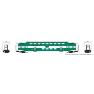 Rapido 1110004 - HO BiLevel Commuter Car: GO Transit - Late: Coach #2531 (Accessible)