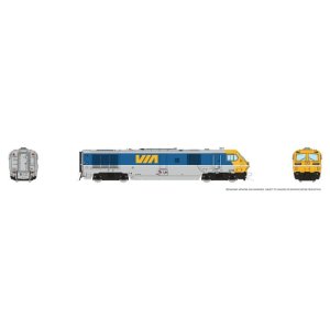 Rapido 1113005 - HO LRC Locomotive (DC/Silent): VIA Rail - Blue Test Scheme: #6900