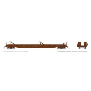 Rapido 1130001 - HO Vancouver Iron Works Piggyback Flatcar: Canadian National: 6-Pack #3