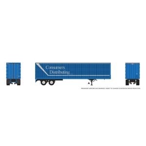 Rapido 1146047 - HO 45' Trailmobile Dry Van Trailer: Consumers Distributing: #4557