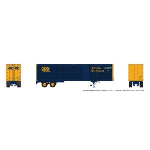 Rapido 1146060 - HO 45' Trailmobile Dry Van Trailer: Ontario Northland: #433