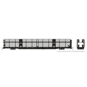 Rapido 1024006-1 - HO NSC 89' Bi-Level Autorack: CN Rail - Late w/ mesh: Single Car #710003