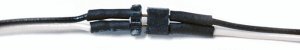 TCS 1473 - 2-Pin Micro Connector -- .098 x .06 x .12" with 6" Wire Leads