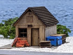 Osborn Model Kits 3125 - N Scale Lobster Fishing Equipment Shed