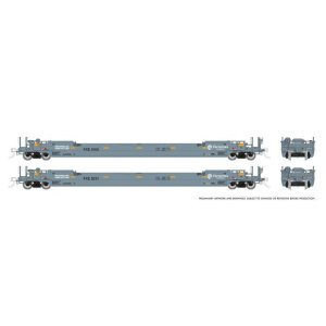 Rapido 401059 - HO 53' Husky-Stack well car 2-Pack: Ferromex: 3-Pack