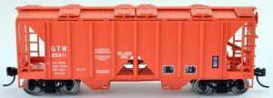 Bowser HO 70 Ton Covered Hopper GTW #85412