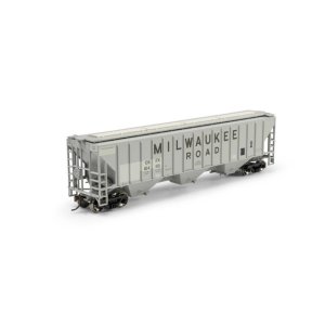 Athearn 2377 - HO ATH PS 4740 Covered Hopper, Primed For Grime CEFX #15460