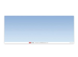 Peco SKP02 - Backscene Photographic Background 95 x 13" 240 x 33.3cm -- Plain Sky
