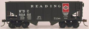 Bowser HO 55 Ton Fishbelly Hopper Reading (Anthracite) #80627