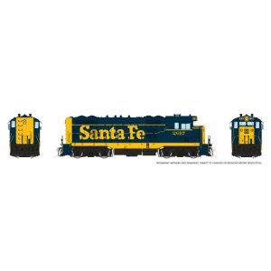 Rapido 70614 - HO ATSF CF7 w/ Round Cab (DC/DCC/Sound): AT&SF - Yellow Pinstripe: #2620