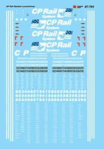 Microscale 60754 - N Scale - CP Diesels - Dual Flag Scheme-Diesel - CP Rail Two Flag Scheme (1993...