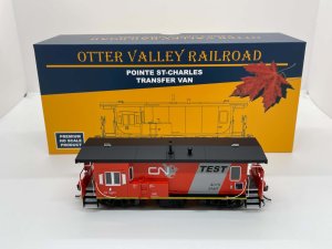 Otter Valley Railroad 57021 - PSC Transfer Van - Canadian National Test Scheme #76673