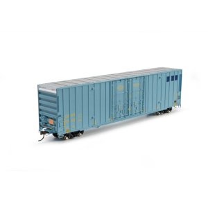 Athearn 2282 - HO ATH 60' Gunderson High Cube Double Door Box Car, Primed For Grime COER #171157