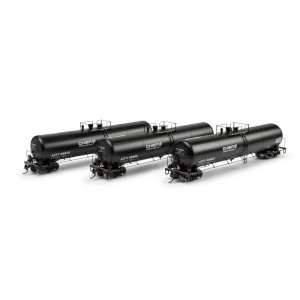 Athearn 2410 - HO ATH 30K Ethanol Tank Car, ACFX #89963/89966/89955 (3)